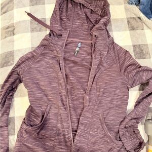 90 Degree By Reflex Heathered Purple Jacket